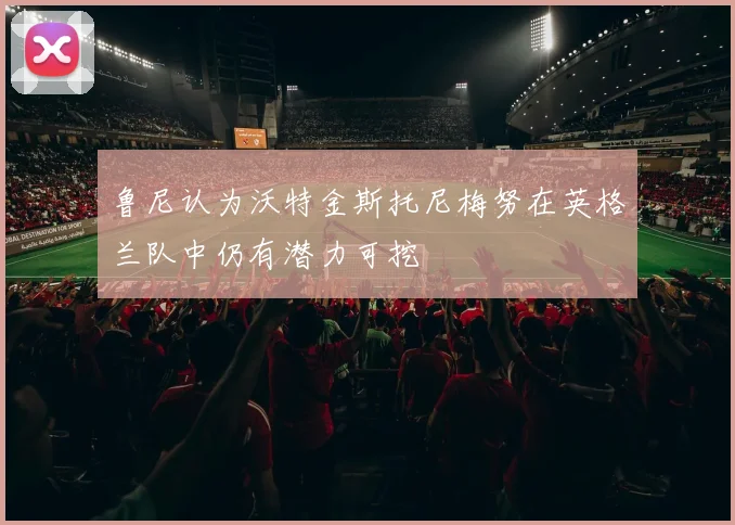 鲁尼认为沃特金斯托尼梅努在英格兰队中仍有潜力可挖