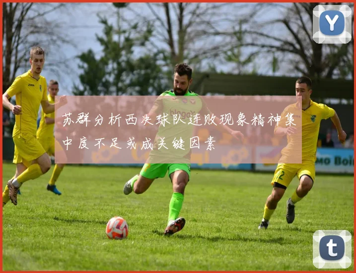 苏群分析西决球队连败现象精神集中度不足或成关键因素